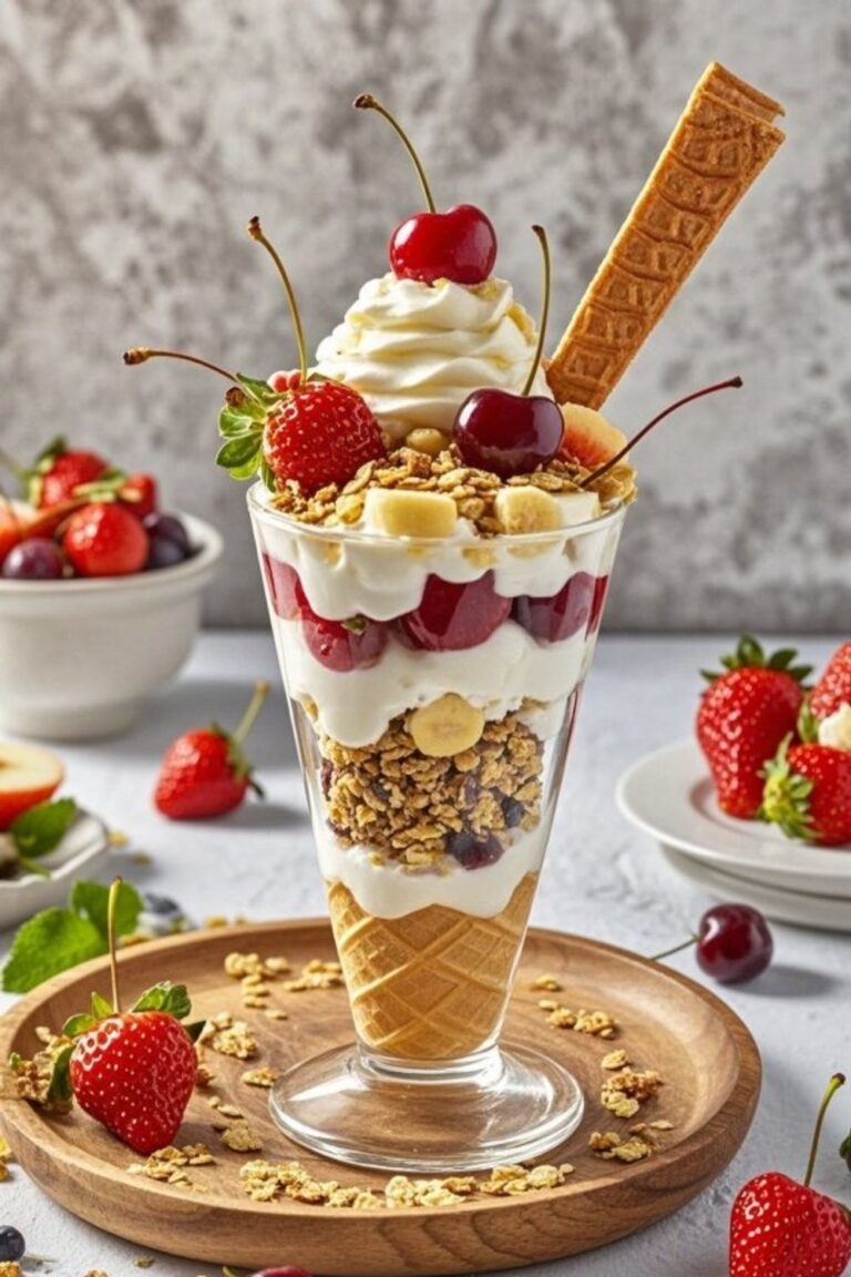 Strawberry Cherry Yogurt Parfait Recipe