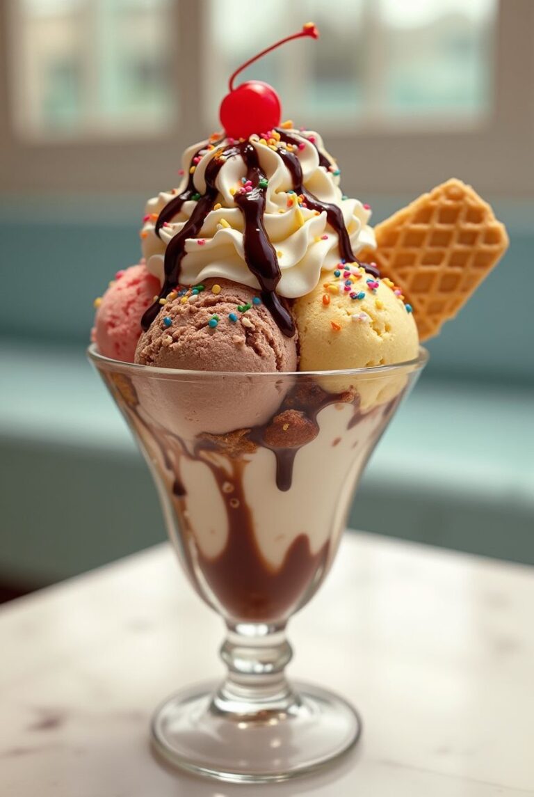 Classic Ice Cream Sundae Recipe (Restaurant-Style Dessert)