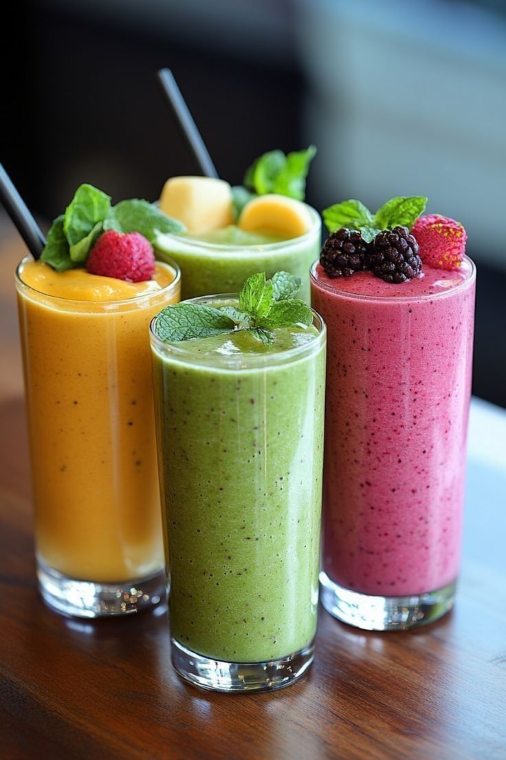 Healthy Mixed Fruit Smoothies (4 Easy Recipes)